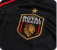 Royal Strikers crest close-up